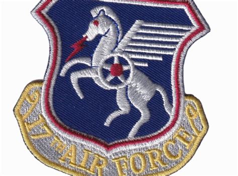 17th Air Force Patch With Hook And Loop 3 Squadron Nostalgia