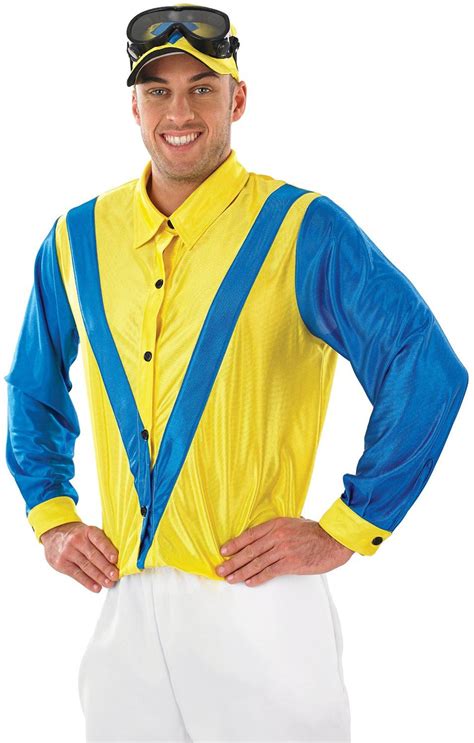 Mens Jockey Costume Horse Racing Grand National Adult Fancy Dress Ebay