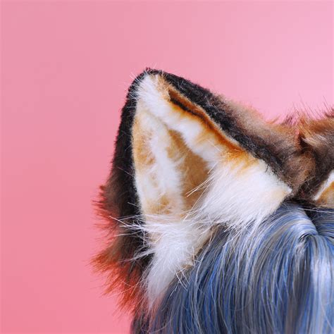 Fluffy Fox Ears Realistic Fox Ears Faux Fur Ears Cat Ears Etsy