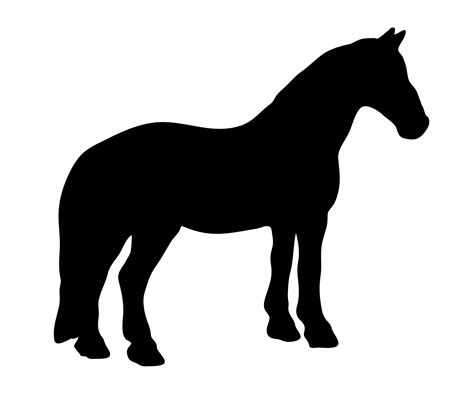 Black Horse Silhouette Free Stock Photo Public Domain Pictures
