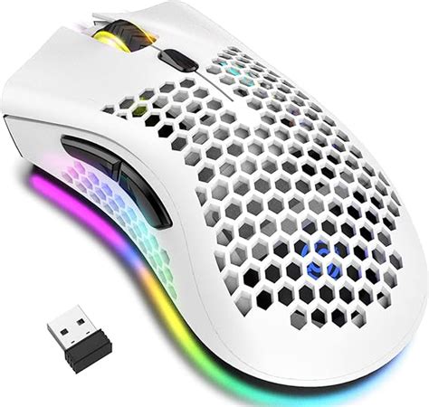 Jycste Wireless Lightweight Gaming Mouse Ultralight Honeycomb Mice