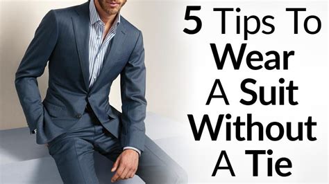 How To Go Tieless With A Suit Wearing A Sports Jacket Blazer Or