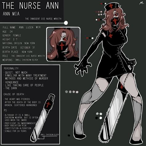 Creepypastaoc The Nurse Ann By Yaguyi On Deviantart