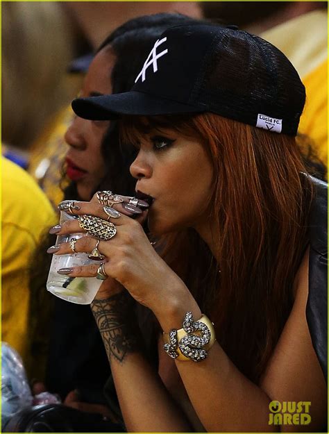 rihanna sits courtside at first game of the nba finals photo 3386684 rihanna pictures just