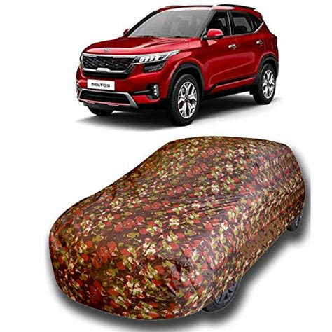 Kia Seltos Car Cover Water Resistant Fit For All Variants Military