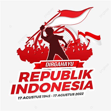 Hut Ri White Transparent Lettering Text Of Hut Ri Dirgahayu Republik Indonesia Hut