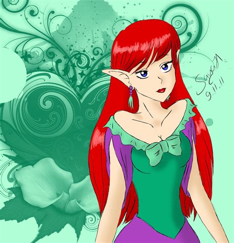 Ariel As Princess By Saya H On Deviantart
