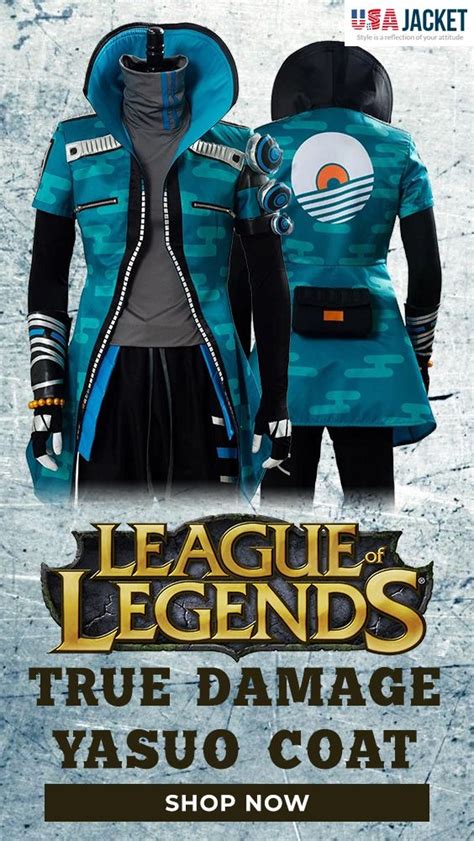 League Of Legends True Damage Yasuo Coat Lol Yasuo Coat League Of