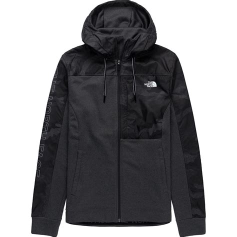 The North Face Essential Fleece Full Zip Hoodie In Black For Men Lyst