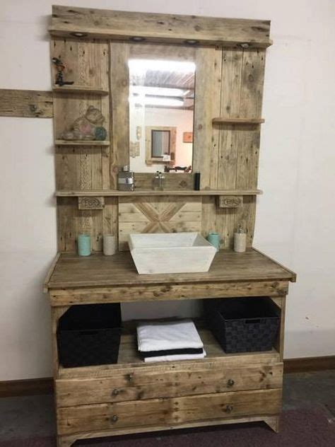Bathroom Vanities Made Out Of Pallet Wood Artcomcrea