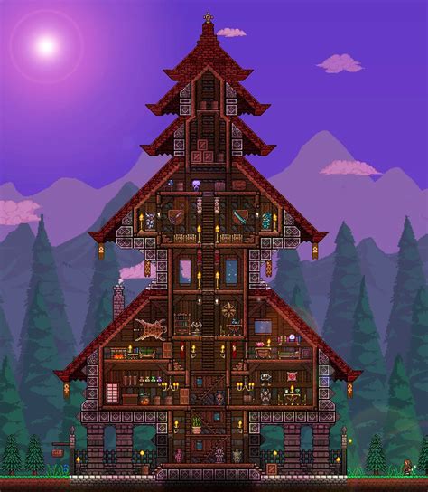 Click This Image To Show The Full Size Version Terraria House Ideas