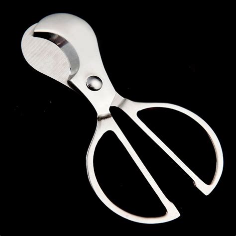 Mini Stainless Steel Knife Scissor Metal Cigar Cutter Scissors Easy To