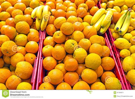 Oranges And Bananas Stock Image Image Of Food Orange 31784971