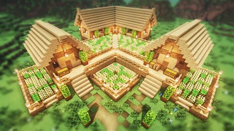 How To Build Simple Oak Survival Base Minecraft Tutorial 21 Youtube