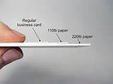 Images of Standard Business Card Thickness