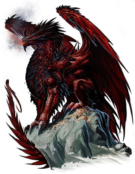 Ancient Red Dragon By Benwootten On Deviantart Ancient Dragon Red