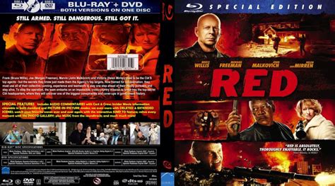 Red Movie Blu Ray Custom Covers Red 2010 English Custom