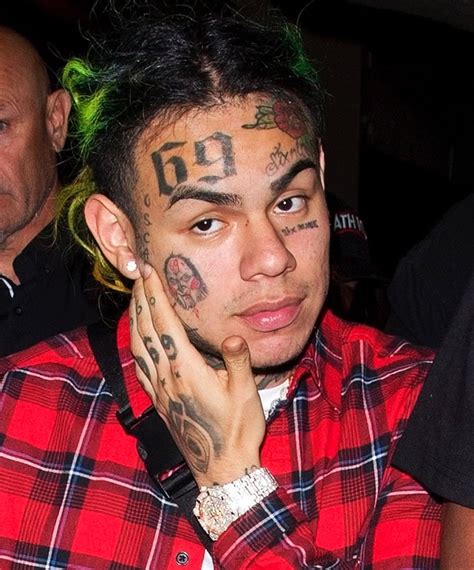 Tekashi 69 Is Surrounded By Heavy Hired Muscle At Peppermint Night Club In West Hollywood
