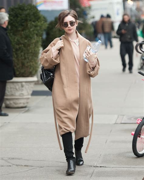Lily Collins Out And About In New York Hawtcelebs