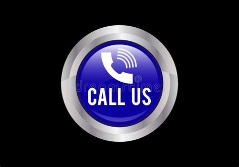 Call Us Button Contact Us Icon Design Stock Vector Illustration Of