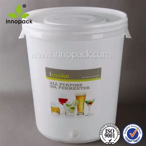 Printing Food Grade Plastic Bucket 7 Gallon For Homebrew View Plastic