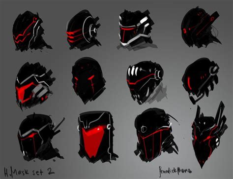 Masks 2 Character Art Armor Concept Robot Concept Art