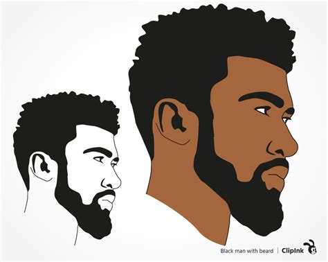 Man With Beard Svg Cut Files Man With Glasses Svg Clipart Etsy
