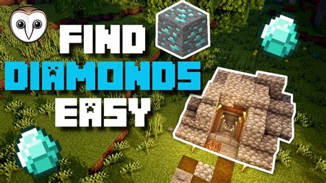 Minecraft How To Find Diamonds Easily Tutorial Youtube