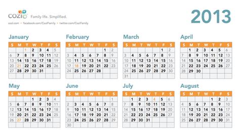 Calendarios 2013 Para Imprimir Kabytes