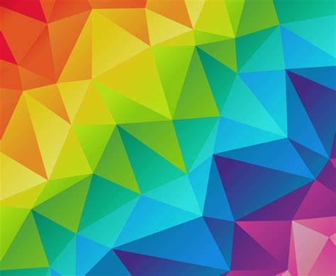 Colorful Background Triangles Vector Vector Art And Graphics