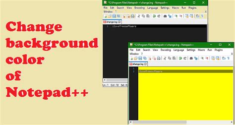 How To Change Background Color Of Notepad