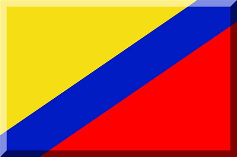 Not so long ago, a black and white american flag with a blue stripe was posted on the territory of the base. File:Flag - Yellow, blue and red.svg - Wikimedia Commons