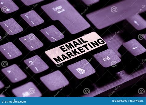 Conceptual Caption Email Marketing Word For Attracting Potential Buyer