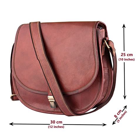 Staglife Leather Shoulder Saddle Bag Purse For Women Cross Body Bags To