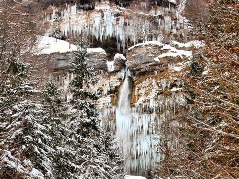 Pericnik Waterfall Winter 03 Travelsloveniaorg All You Need To