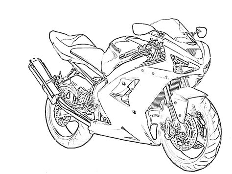 Motorcycle drawing blueprints triumph motorcycles bike engine automotive mechanic bike design vintage bikes triumph motorbikes classic motorcycles. ZX6R outline for coloring :) - KawiForums - Kawasaki ...