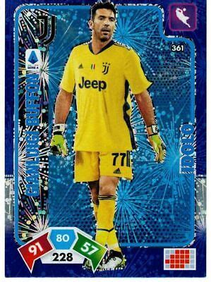 Buffon extends through to 2021! PANINI ADRENALYN XL CALCIATORI 2020-2021 CARD N. 361 ...