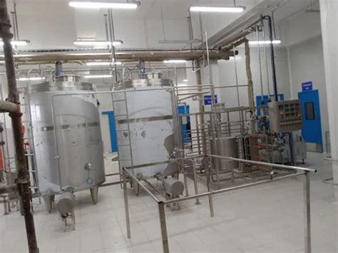 Mini Dairy Plant Capacity 1000 Litres Hr Milk Processing Capacity