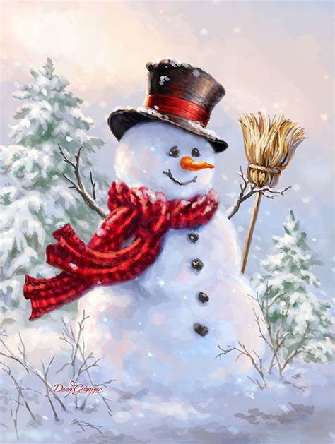Another Snowman By Dona Christmas Pictures Christmas Decorations