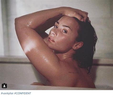 Demi Lovato Poses Completely Naked For Vanity Fair Photos