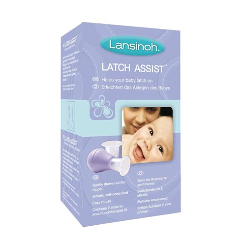 Lansinoh Latch Assist Nipple Everter With Case For Breastfeeding Mums