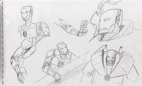 Ironman Sketches By Lo Franco On Deviantart