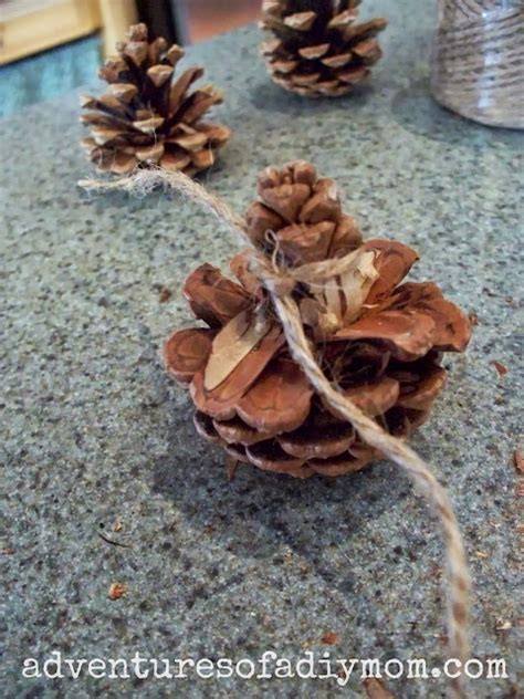How To Make Pinecone Flowers Adventures Of A Diy Mom