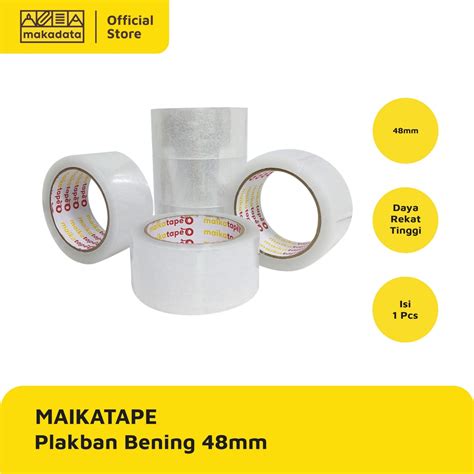 Jual Opp Tape Plakban Lakban Bening Maikatape Mm Murah Shopee