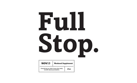 Full Stop On Behance