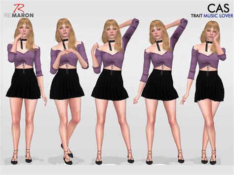 Pose For Women Cas Pose Set 3 By Remaron At Tsr Sims 4 Updates