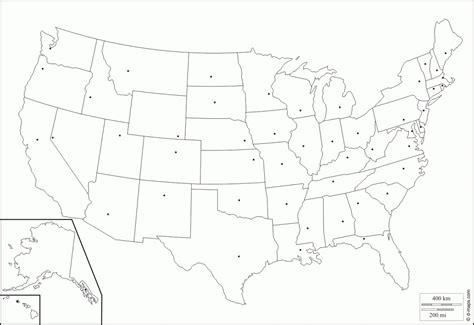Free Printable Map Of Usa States And Capitals Printable Us Maps