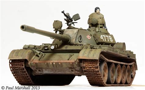 T 55a Tank Polish Version Tamiya 135 Tanks Military Model Tanks Tank