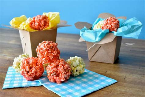 Rainbow Popcorn Balls Recipe