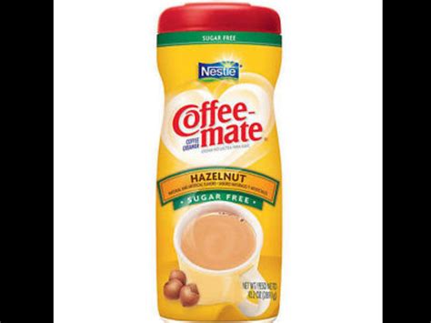 Coffee Mate Hazelnut Sugar Free Powder Coffee Creamer Oz Canister